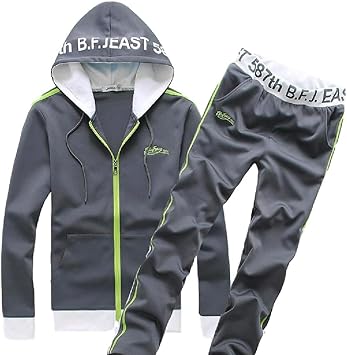 Amazon Co Jp サンクタス Sanctus スウェット スエット 上下 セット スエット ルームウェア 長袖 パンツ ダンス スポーツ ウェア メンズ 部屋着 ジャージスウェット スエット スポーツウェア ジャケット セットアップ サファリ カジュアルセレブ セレカジ スタイル