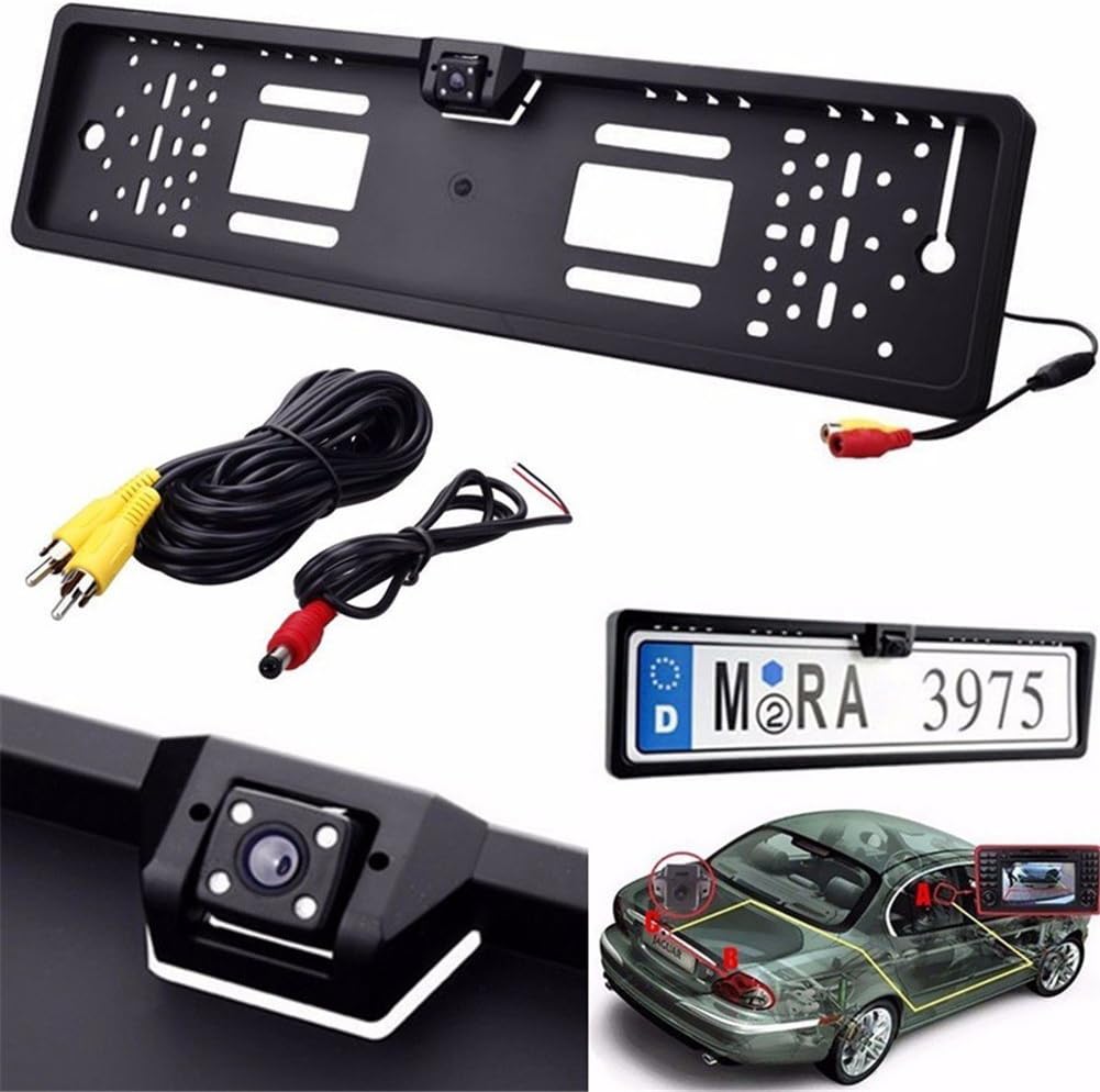 telaio della targa con telecamere