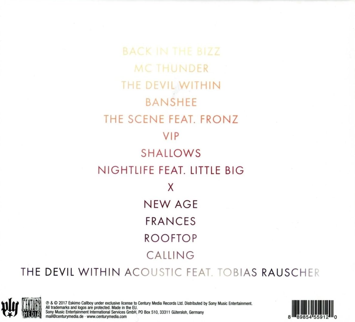 Eskimo Callboy Shallows Lyrics eskimo callboy shallows lyrics