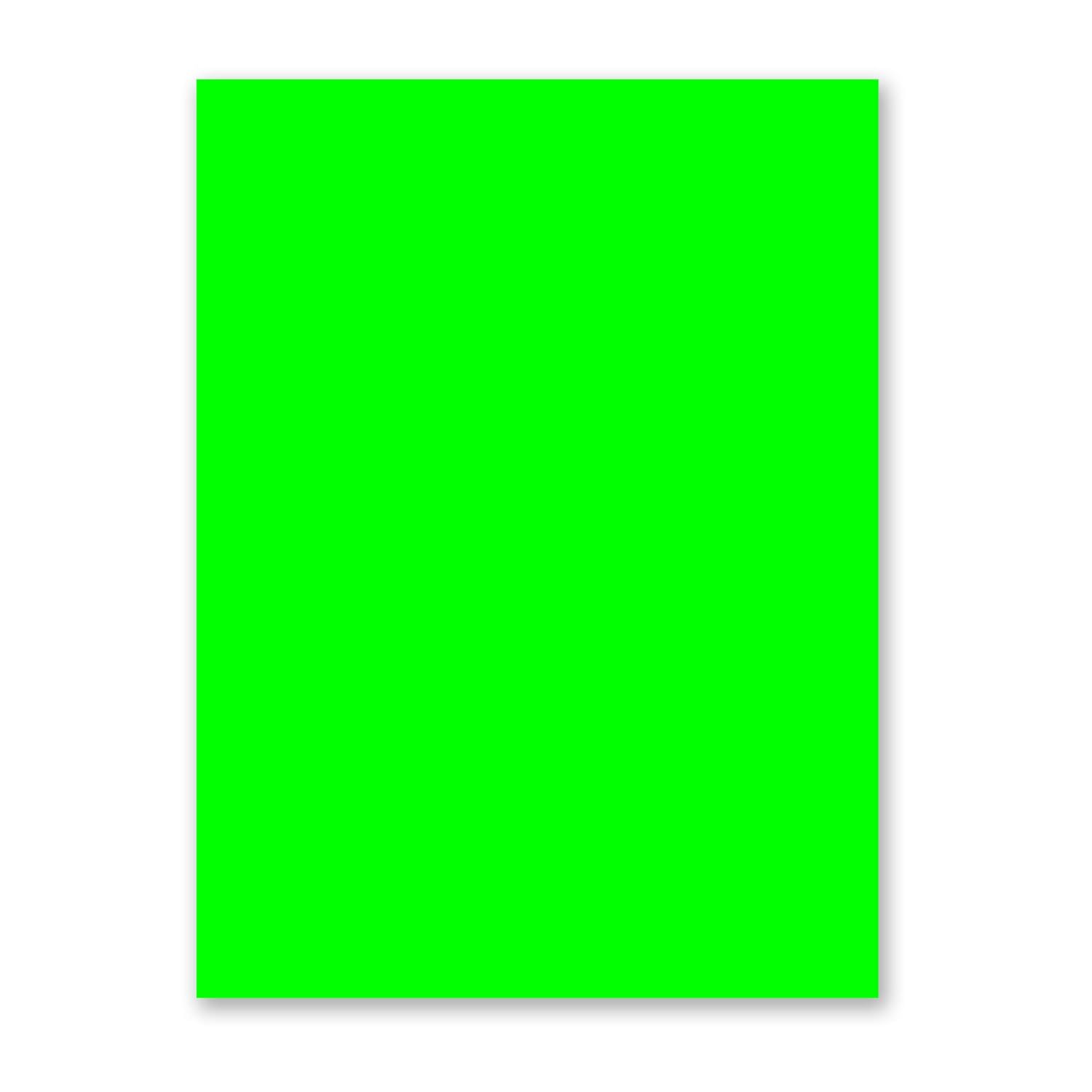 Royal Consumer Poster Board, Fluorescent Green, 22 x 28 Inches, Pack of