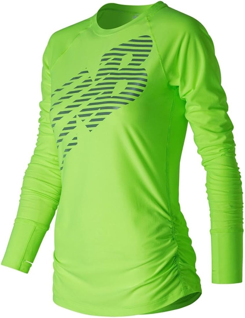 new balance long sleeve running top womens