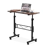 Small Standing Desk Adjustable Height, Mobile Stand