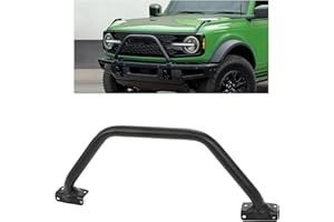 KUAFU Front Bull Bar Compatible with 2021-2024 Ford Bronco M2DZ17D957AB Bumper Grill Grille Guard Protector Brush Push Bar Ro