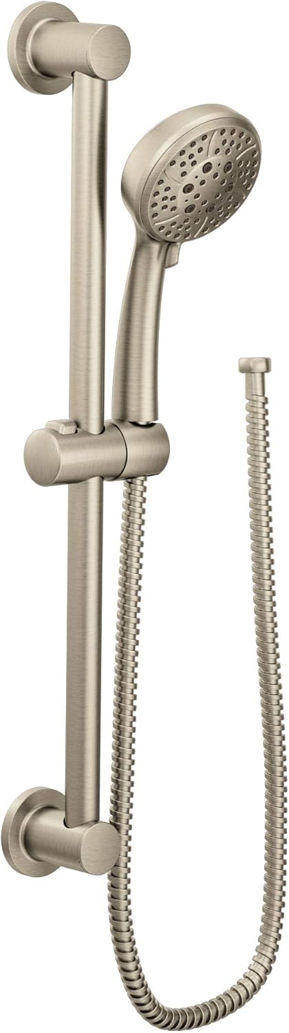 Moen 3669EPORB Handheld Showerhead with 69-Inch-Long Hose Featuring 30-Inch Slide Bar, Oil-Rubbed Bronze - Shower Arms And Slide Bars - 
