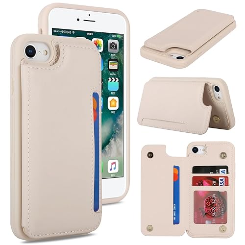 iCoverCase Compatible with iPhone SE(2022)/SE(2020)/7/8 Wallet