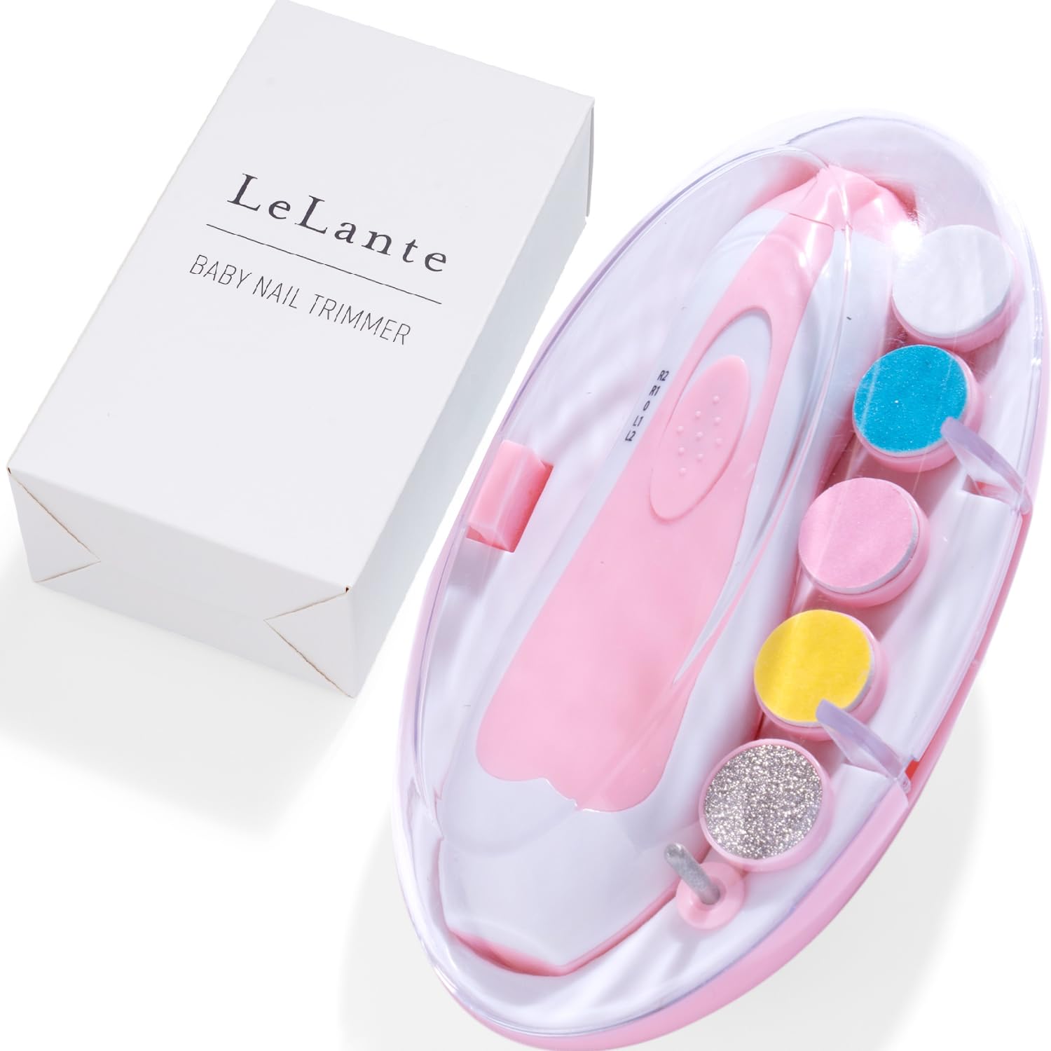 【anan掲載×専門家が推薦】 赤ちゃん 電動爪やすり 電動爪けずり ベビー 電動 爪切り つめきり つめやすり つめけずり 赤ちゃん用 (ピンク)商品画像