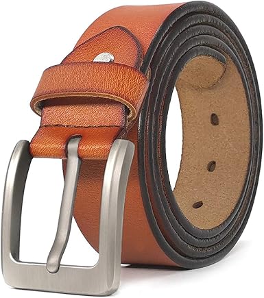 amazon uk mens leather belts
