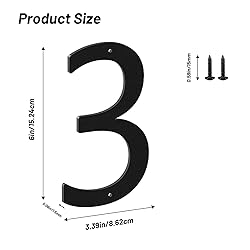 6 Inch House Numbers and Metal Letters for Outdoor