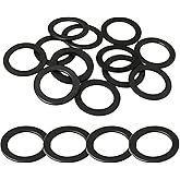 MEETOOT 100pcs Skateboard Speed Washers Truck Axle Washers Rings 8x11x12mm for Speed Bearing Performance Skateboard Truck