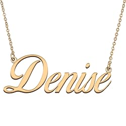 HUAN XUN Customized Custom Simple Any Name Necklace