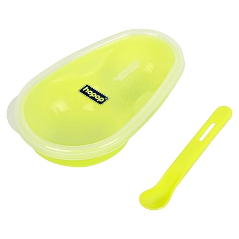 Hopop Feeding Bowl with Spoon (Green)