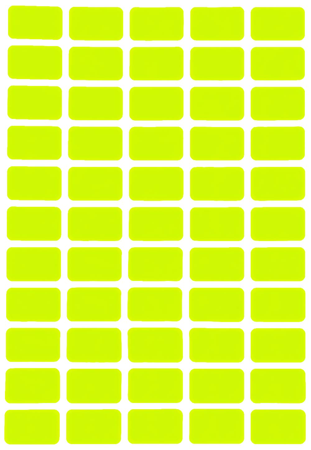 Royal Green Removable Stickers No Residue Price Tag Stickers Removable 2.5cm x 1.6cm - Color Coding Sticker - File Folder Removable Labels - Rectangle Labels Neon Yellow - (25.5 mm x 16 mm) - 550 Pack — image 1
