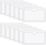 Vicloon Self Adhesive Pocket 12pcs 6x10cm Card Sleeves Open Side