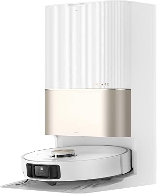 X40 Ultra Complete Robot Aspirador y Fregasuelos, Succión de 12.000 Pa, con Mopa Extraíble y Elevable, 70℃ Fregona Autolimpiable, Cepillo Lateral Extensible y Elevable, Detección Suciedad