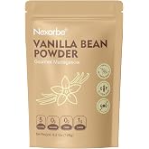 NEXORBE Premium Madagascar Vanilla Bean Powder, Made from Bourbon Vanilla for Baking, Coffee, Cooking &amp; Desserts, Vegan, Non-GMO, Gluten-Free, No Additives, 4.5 oz