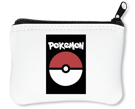 Pokemon Poke Ball Illustration Reißverschluss-Geldbörse Brieftasche Geldbörse