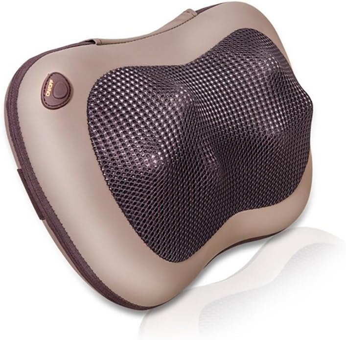 IFLYING Neck Massage Pillow, Shiatsu Deep Kneading Massage Pillow with Heat for Relieving Back Neck and Shoulder fatigue (M1)