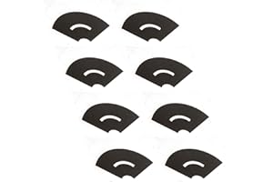 EKIND Lot de 8 rubans adhésifs amovibles noirs pour voiture - 5,1 cm