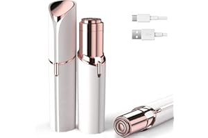 INNOBEAUT Facial Hair Removal for Women, Painless Face Trimmer for Upper Lips, Peach Fuzz and Chin with USB Rechargeable