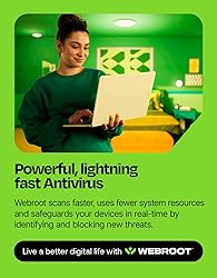 Webroot Antivirus Software 2025 | 3 Device | 1 Year