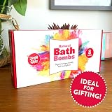 ZIMPLI 8 x UK Made Bath Bombs Gift Set for Women - Vegan Cruelty Free view 4