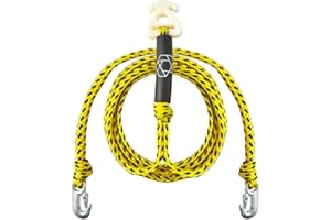 Obcursco 16ft Boat Tow Harness for Towing 4 Rider Towable Tube, Water Ski, Wakeboard