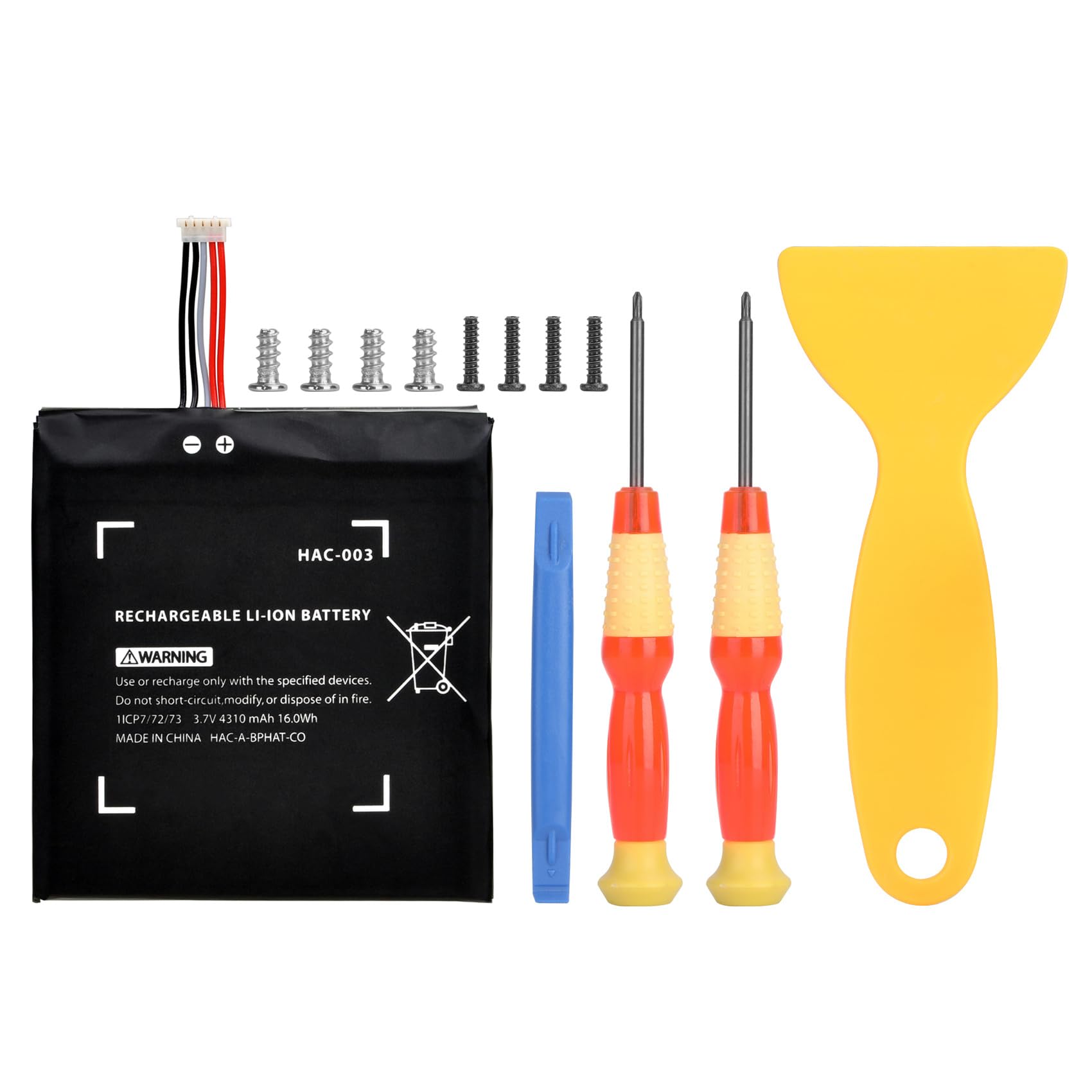 REACELL HAC-003 Ersatzakku Kompatibel mit Nintendo Switch 2017 Konsole