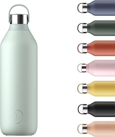 Chillys Series 2 Bottle 1000ml Stainless Steel Lichen Green Thermal