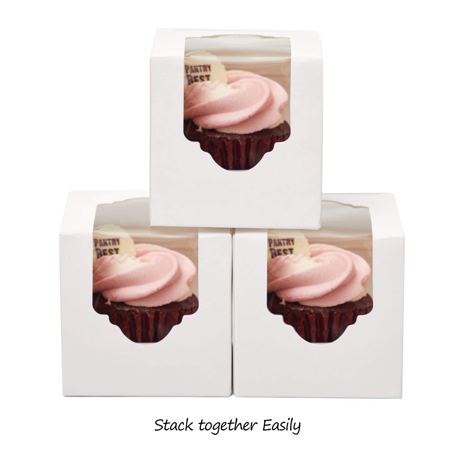 Yotruth White Mini Cupcake boxes Single 2.5\