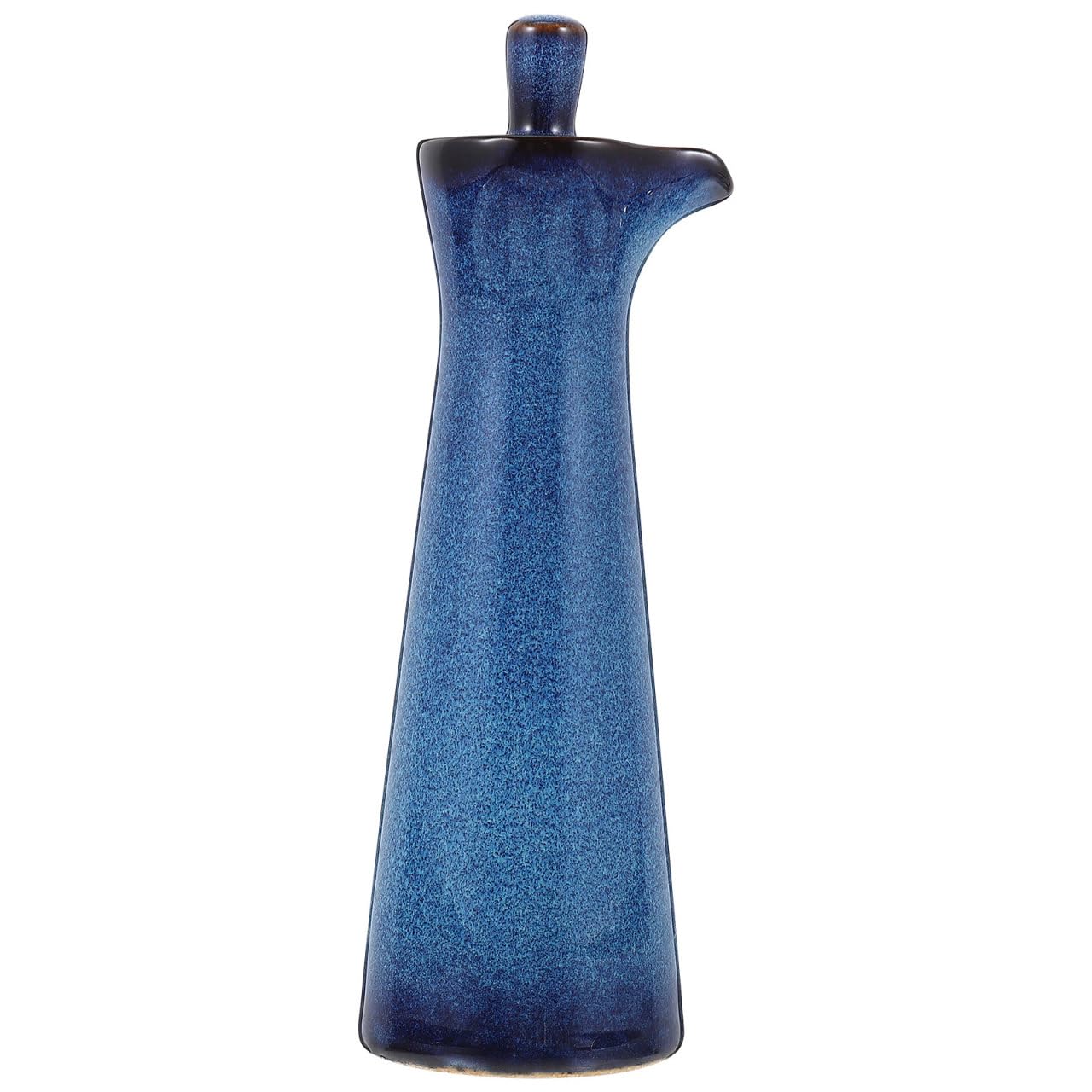 LIFKOME Ceramic Soy Sauce Bottle Kiln-Changed 250Ml Japanese Style Seasoning Jar with Lid for Oil Vinegar Liquid Condiments Kitchen Home Restaurant