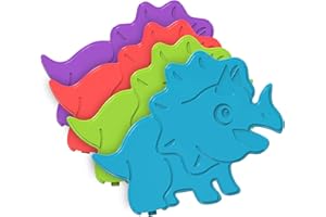 HiYZ Dinosaur Ice Packs for Lunch Boxes - Reusable Kids Ice Packs - Quick Freeze, Space Saving, Long-Lasting Cooler for Lunch Box, Thin Ice Packs Ideal for Travel, Picnics, and School