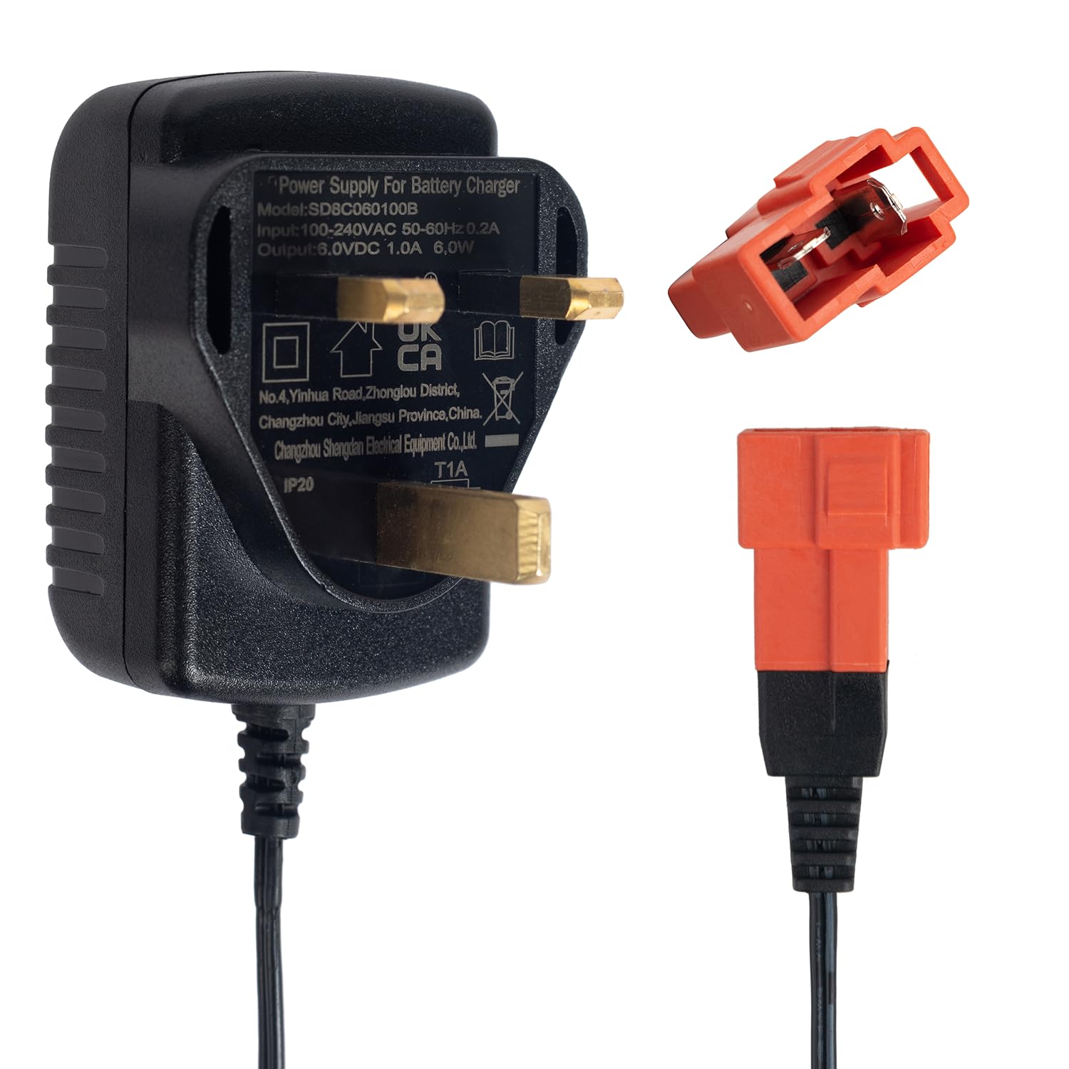 Kid Trax Disney Frozen Mickey Minnie Mouse Racer Quad BMX X6 Audi R8 6V Charger for Kids Ride On Car, 6 Volt Battery Charger for Ride on toys