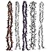 Juvale 5-Pack Halloween Tinsel Garland Decorations, Spider, Pumpkin, Bat, Ghost, Spooky Halloween Garland for Costume Party, Masquerade Ball and Haunted House (6.6 Feet)