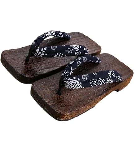 Geta Japonaises Fituenly - Sabots Bois à Plateforme Pour Femmes, Talon Haut, Taille 38-39