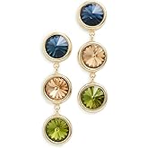 LELET NY Women's Clare Crystal Linear Earrings