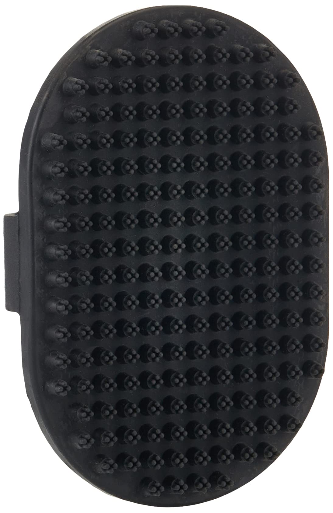 Massage brush, with hand-loop, rubber, 9  13 cm