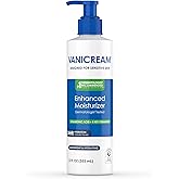 Vanicream Enhanced Moisturizer, 12 fl oz, Formulated without Common Irritants, Body Moisturizer, All-Day Hydration with Hyaluronic Acid, Glycerin & Ceramides for Sensitive Skin