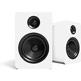 Kanto YU Passive 5.25" Passive Bookshelf Speakers with 1" Silk Dome Tweeter | External Amplifier Required | Pair | Matte Whit