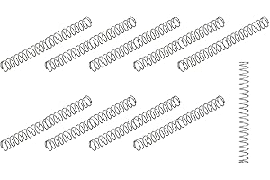 METALLIXITY Compression Springs (0.4x3mm OD,40mm Free Length) 10Pcs, 304 Stainless Steel Extension Spring - for Shop Home Repairs, DIY Projects, Silver Tone