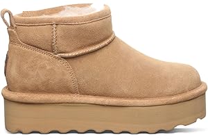 BEARPAW womens Retro Shorty Black/Black