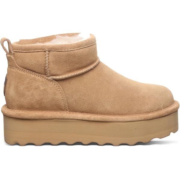 Amazon.com | BEARPAW Women's Super Shorty Crochet Iced Coffee Size