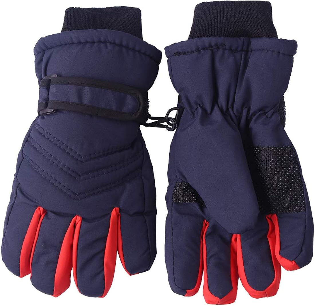 Kid's Boy Girl Fleece Winter Gloves Mittens Non Slip Riding Driving Hiking Ski Sports at  Women’s Clothing store