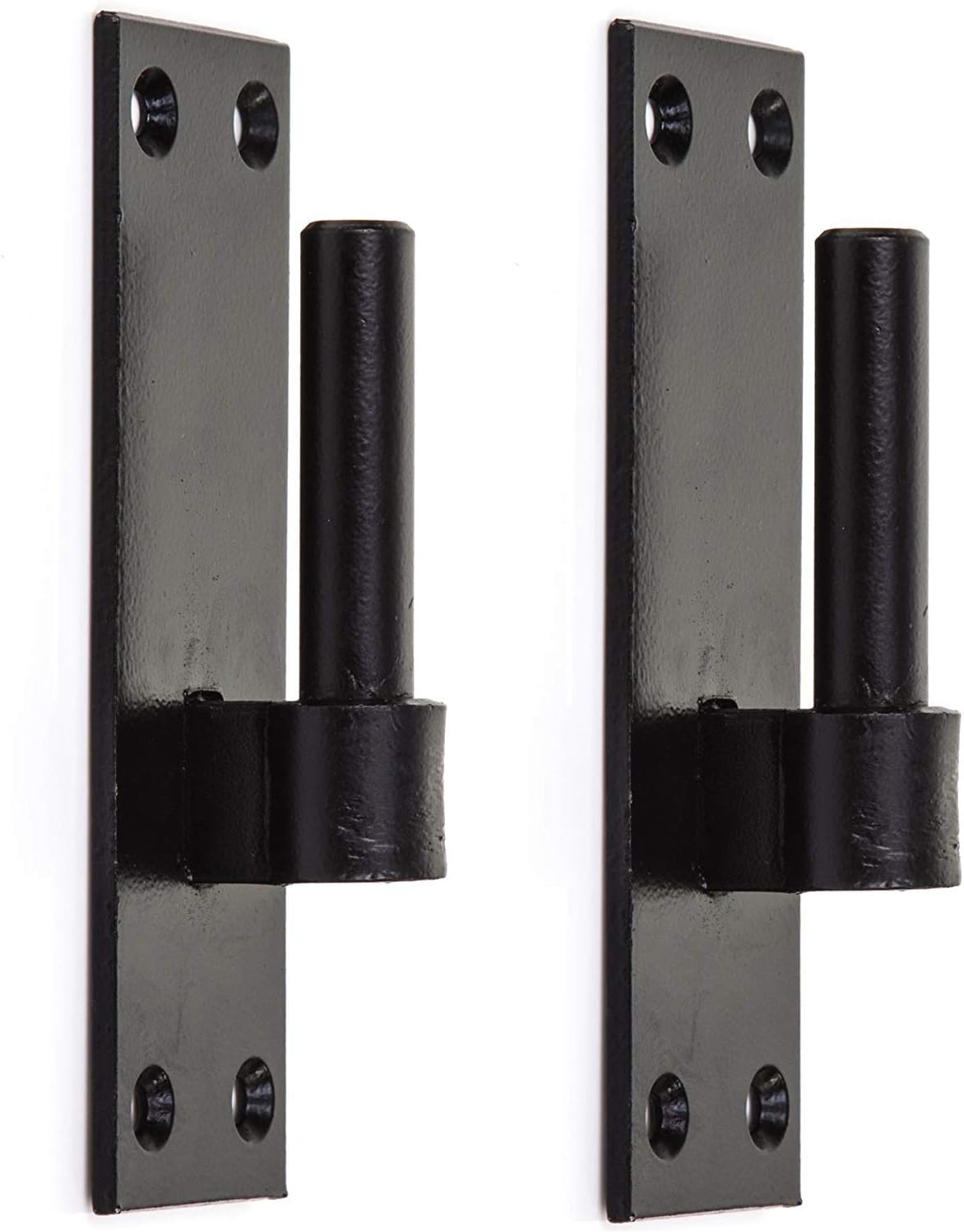 Kit Di 2 Cerniere Per Cancelli In Ferro Battuto 12mm + 2 Bulloni A Occhiello 12mm X 100mm