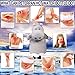 Peterpan Transparent Classic Rubber Hot Water Bottle with Animal Cover,2 Liter Hot Water Bag/Ice Bag,Red