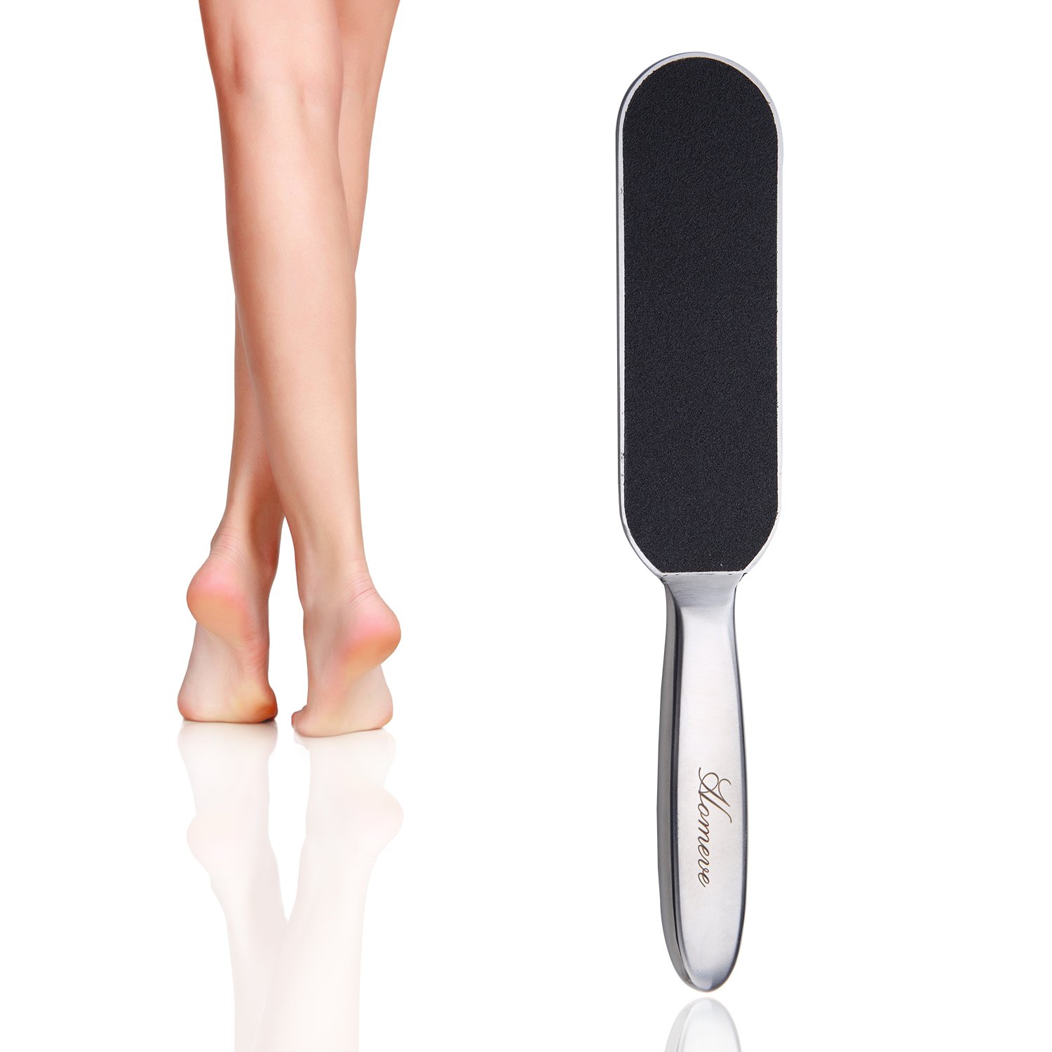 Professional Pedicure Foot File - Reusable Stainless Steel Cracked Skin Corns Callus Remover Feet Rasp : Beauty