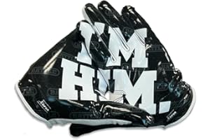 Battle Sports Doom Speed Football Gloves, Ultra Stick Grip, Precision Fit, Wide Receiver, Adult & Youth