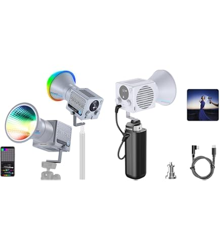 Amazon.com : NEEWER HS60C Pro 60W Portable RGB LED Video Light