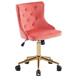 VINGLI Watermelon Red Armless Home Office Desk