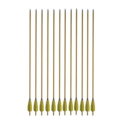12 Flèches Arbalète Carbone SHARROW - 16 Ou 17 Pouces - Pointes Lame