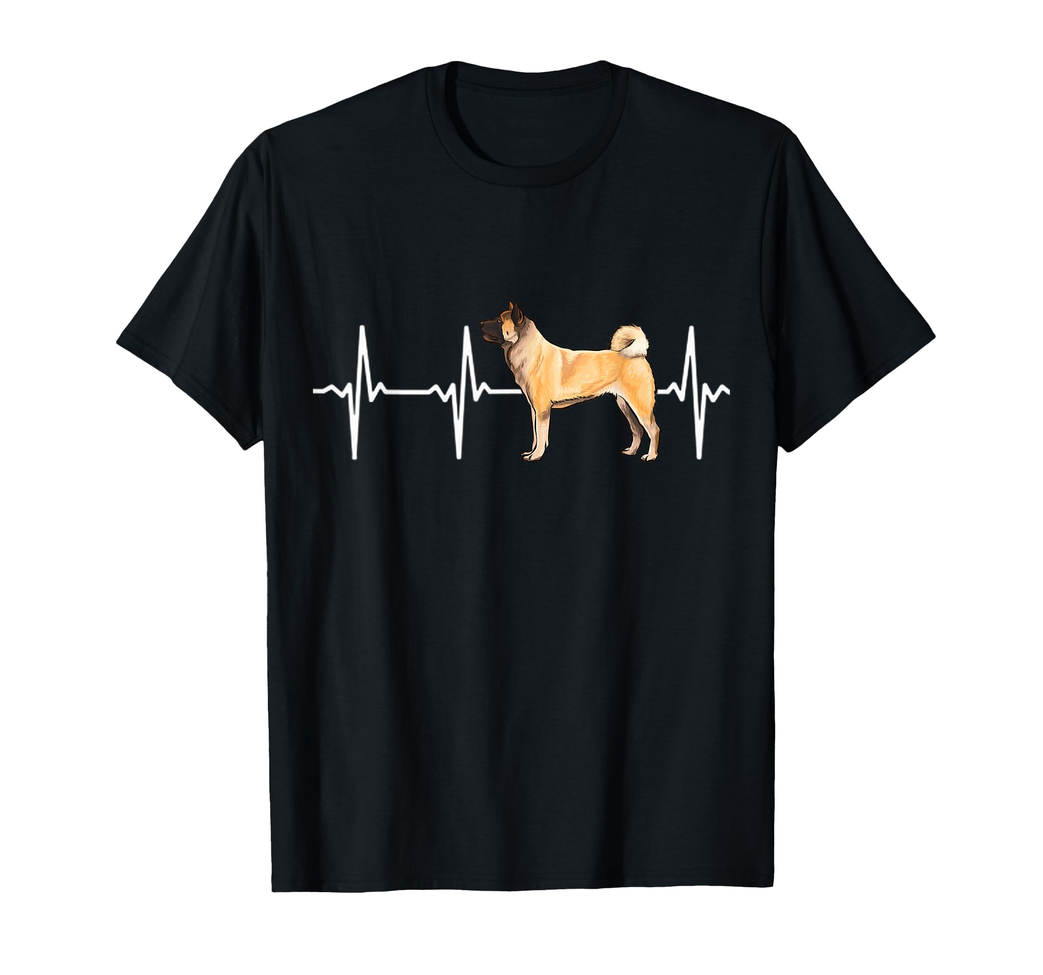 Akita Heartbeat Love My Dog T-Shirt